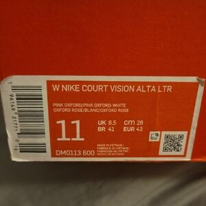 Brand New Pink Nike Court Vision